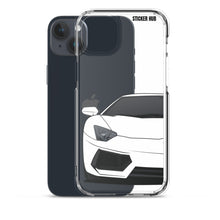 Load image into Gallery viewer, White Lamborghini Aventadoor - iPhone Case