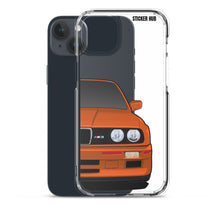 Load image into Gallery viewer, Orange BMW E30 - iPhone Case