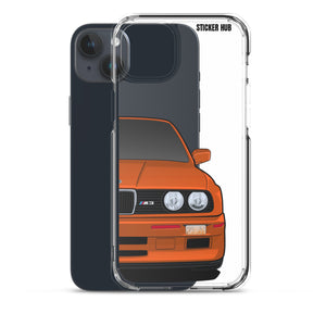 Orange BMW E30 - iPhone Case