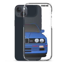 Load image into Gallery viewer, Blue BMW E30 - iPhone Case