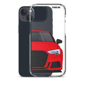 Tango Red B9 Audi S3 - iPhone Case