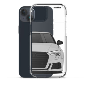 Silver B9 Audi S3 - iPhone Case