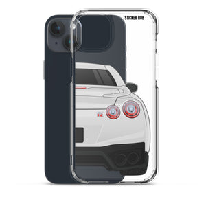 White R35 Nissan GTR - iPhone Case