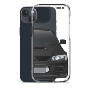 Black Mitsubishi Evo - iPhone Case