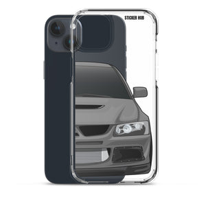 Gray Mitsubishi Evo - iPhone Case