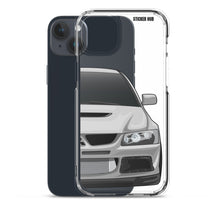 Load image into Gallery viewer, Silver Mitsubishi Evo - iPhone Case