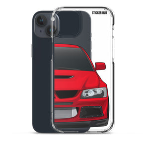 Red Mitsubishi Evo - iPhone Case