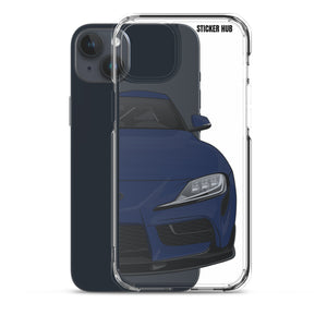 Downshift Blue MKV Toyota Supra - iPhone Case