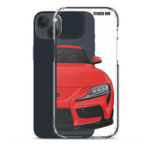 Load image into Gallery viewer, Renaissance Red MKV Toyota Supra - iPhone Case