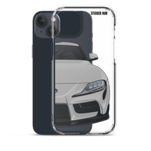 Load image into Gallery viewer, Silver MKV Toyota Supra - iPhone Case