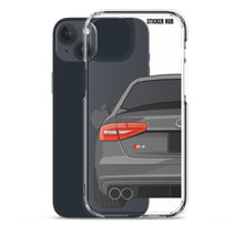 Load image into Gallery viewer, Monsoon Gray B8.5 Audi S4 - iPhone Case