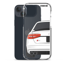 Load image into Gallery viewer, White B8.5 Audi S4 - iPhone Case