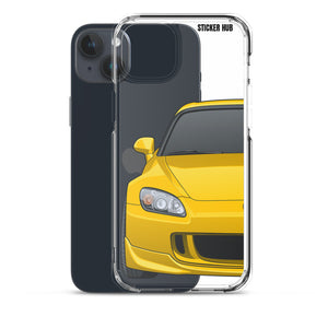 Yellow Honda S2000 - iPhone Case