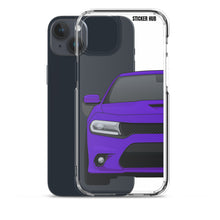 Load image into Gallery viewer, Purple 15-21 Charger - iPhone Case