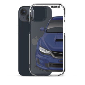 Plasma Blue 09-14 Subaru WRX STI - iPhone Case