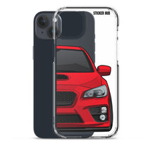 Load image into Gallery viewer, Lightning Red 15-17 Subaru WRX STI - iPhone Case