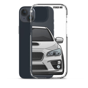 Silver 15-17 Subaru WRX STI - iPhone Case