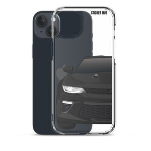 Black 6th Gen Camaro SS - iPhone Case