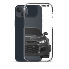 Load image into Gallery viewer, Black 6th Gen Camaro ZL1 1LE - iPhone Case