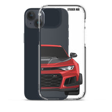 Load image into Gallery viewer, Red Hot 6th Gen Camaro ZL1 1LE - iPhone Case