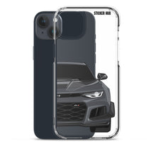 Load image into Gallery viewer, Gray 6th Gen Camaro ZL1 1LE - iPhone Case