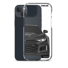 Load image into Gallery viewer, Black 6th Gen Camaro ZL1 - iPhone Case