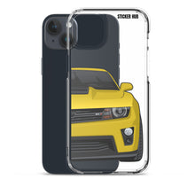 Load image into Gallery viewer, Rally Yellow 5th Gen Camaro ZL1 - iPhone Case