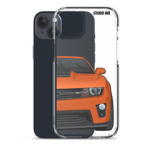 Load image into Gallery viewer, Inferno Orange 5th Gen Camaro ZL1 - iPhone Case