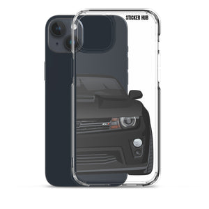 Black 5th Gen Camaro ZL1 - iPhone Case