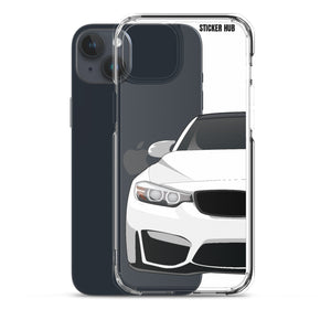 White BMW F80 - iPhone Case