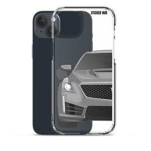 Silver Cadillac CTS-V - iPhone Case