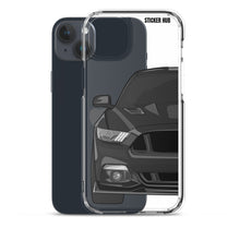 Load image into Gallery viewer, Black 15-17 Mustang 5.0 - iPhone Case