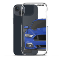 Load image into Gallery viewer, Deep Impact Blue 15-17 Mustang 5.0 - iPhone Case