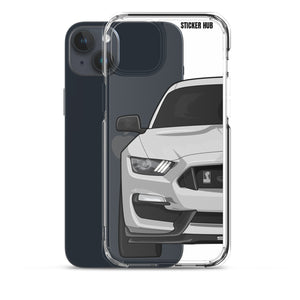 Silver Mustang GT350 - iPhone Case