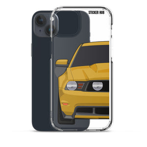 Yellow 11-12 Mustang 5.0 - iPhone Case