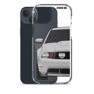 Silver 11-12 Mustang 5.0 - iPhone Case