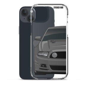 Gray 13-14 Mustang 5.0 - iPhone Case