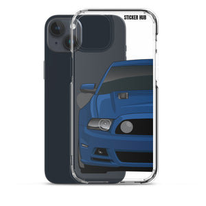 Kona Blue 13-14 Mustang 5.0 - iPhone Case