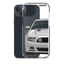 Load image into Gallery viewer, Silver 13-14 Mustang 5.0 - iPhone Case