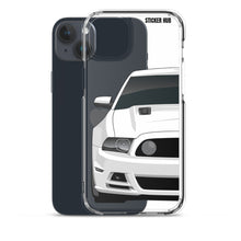 Load image into Gallery viewer, White 13-14 Mustang 5.0 - iPhone Case