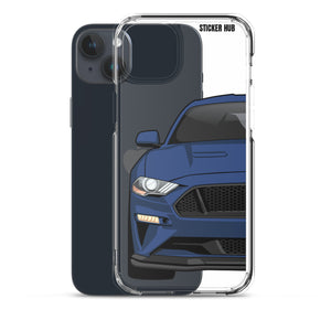 Kona Blue 18-21 Mustang 5.0 - iPhone Case