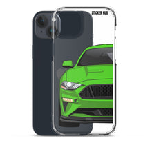 Load image into Gallery viewer, Green 18-21 Mustang 5.0 iPhone Case