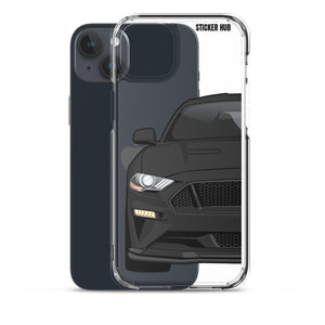 Black 18-21 Mustang 5.0 - iPhone Case