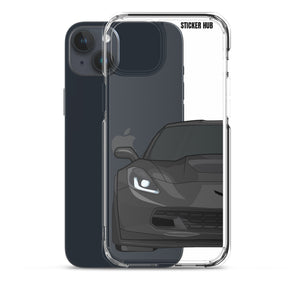 Black C7 Corvette Z06 - iPhone Case