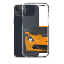 Load image into Gallery viewer, Sebring Orange C7 Corvette Z06 - iPhone Case