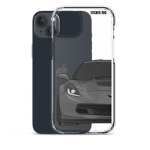 Load image into Gallery viewer, Gray C7 Corvette Z06 - iPhone Case