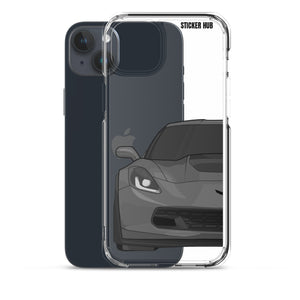 Gray C7 Corvette Z06 - iPhone Case