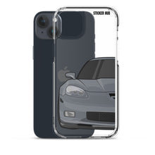 Load image into Gallery viewer, Cyber Gray C6 Corvette Z06 - iPhone Case