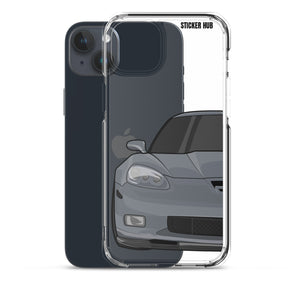 Cyber Gray C6 Corvette Z06 - iPhone Case