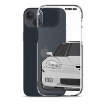 Load image into Gallery viewer, Silver C6 Corvette Z06 - iPhone Case